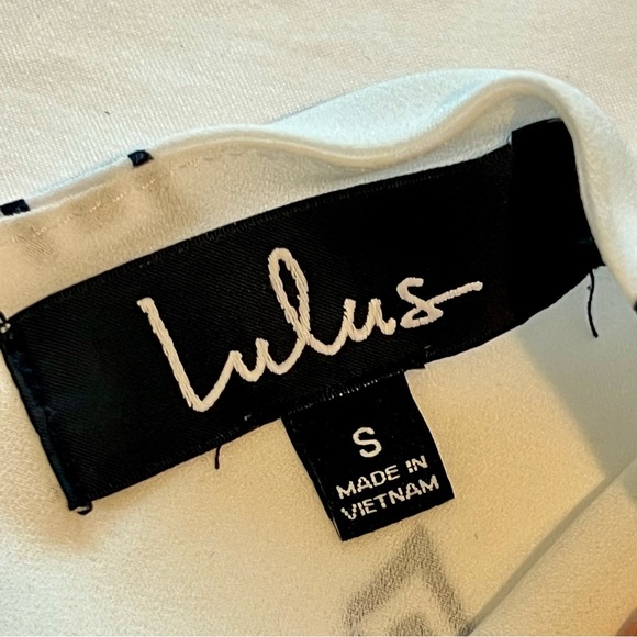 Caribbean Seas Navy Blue and White Print Shift Dress - Picture 2 of 5